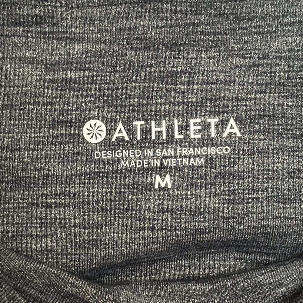 Athleta Women's Gray Excursion Hybrid Leggings Size Medium - Picture 2 of 6